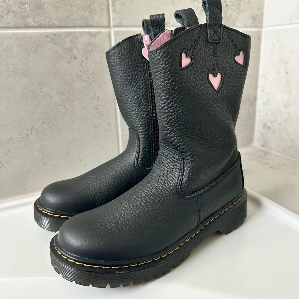 Dr. Martens Pink Interior Boots